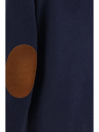 PRADA Prada Women Crewneck Sweater With Suede Elbow Patches