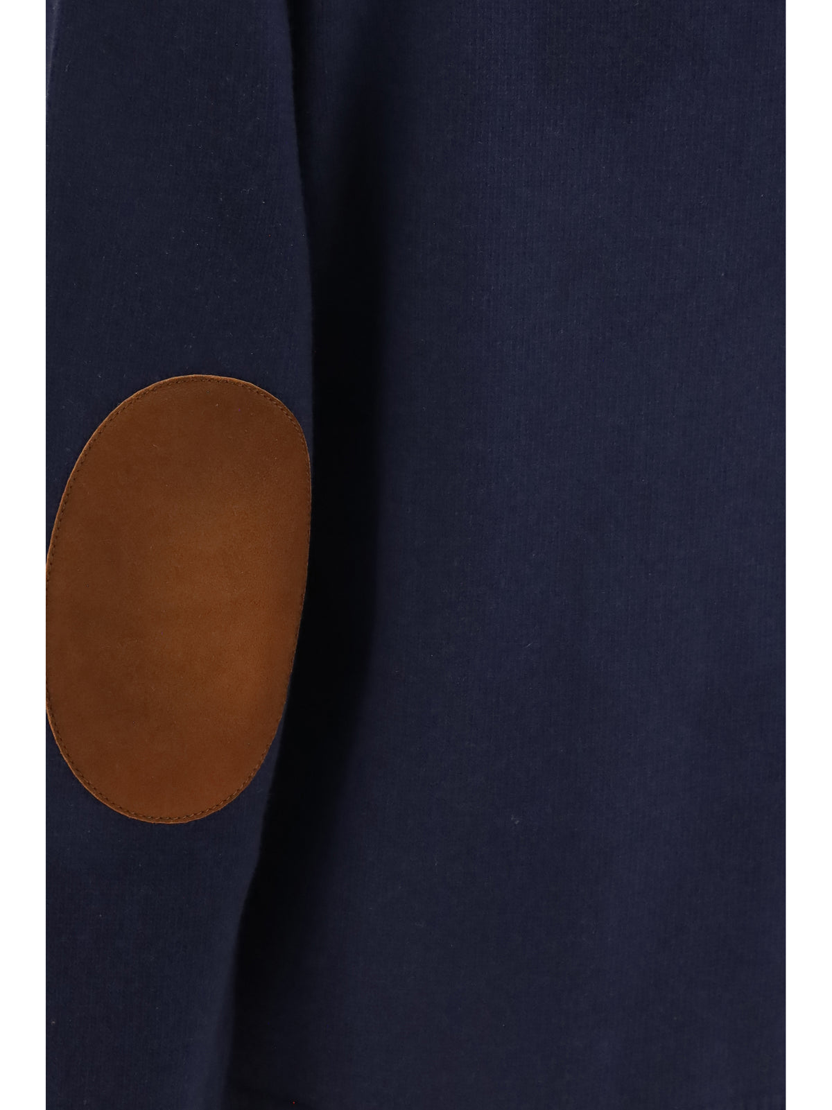 PRADA Prada Women Crewneck Sweater With Suede Elbow Patches