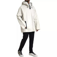 Bottega Veneta White Leather Men Waterproof Jacket Men's Blouson