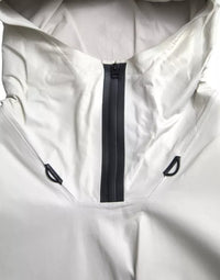 Bottega Veneta White Leather Men Waterproof Jacket Men's Blouson