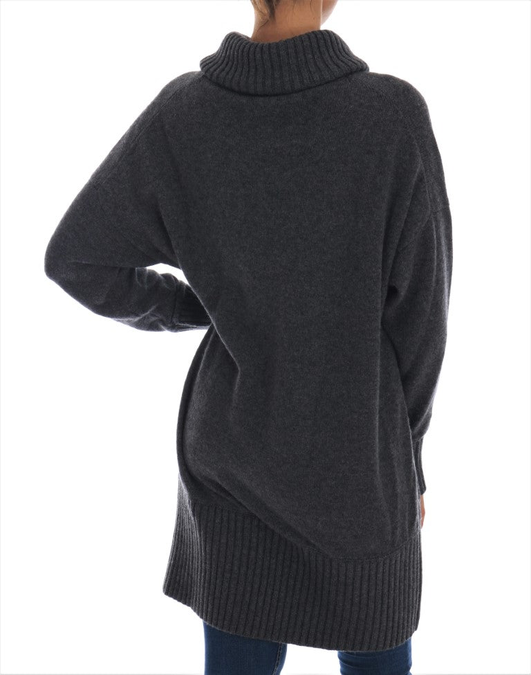 Dolce & Gabbana Dolce & Gabbana Fairy Tale Crystal Gray Cashmere Women's Sweater