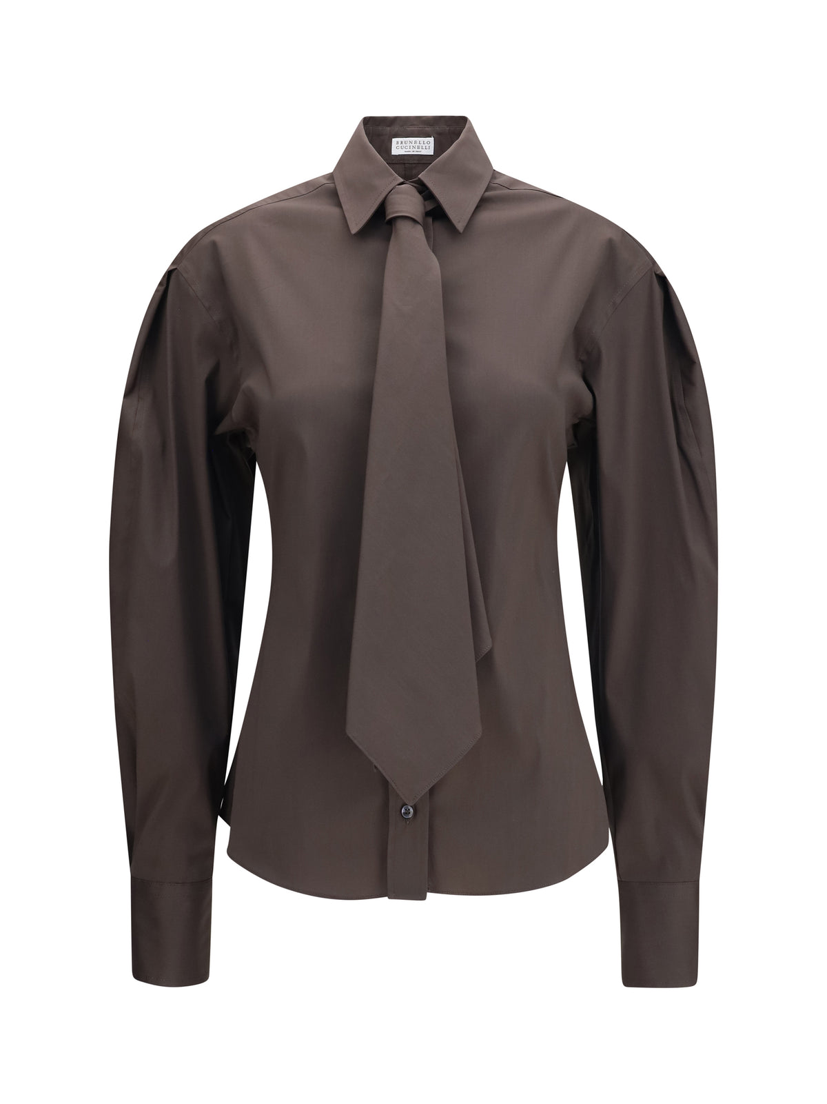 BRUNELLO CUCINELLI Brunello Cucinelli Women Cotton Blend Shirt With Tie