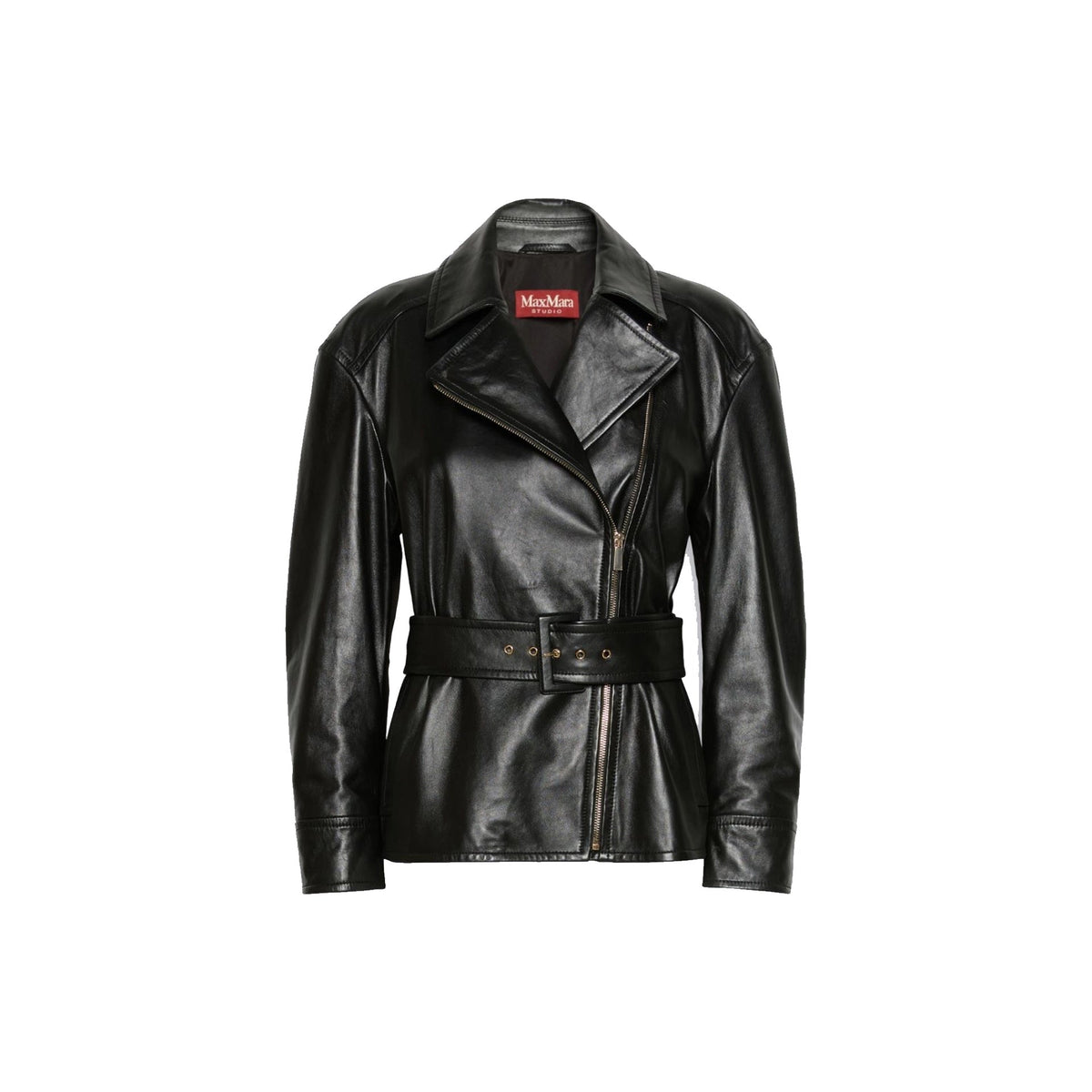 Max Mara Studio Max Mara Studio Nappa Leather Giusto Jacket Women