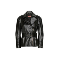 Max Mara Studio Max Mara Studio Nappa Leather Giusto Jacket Women