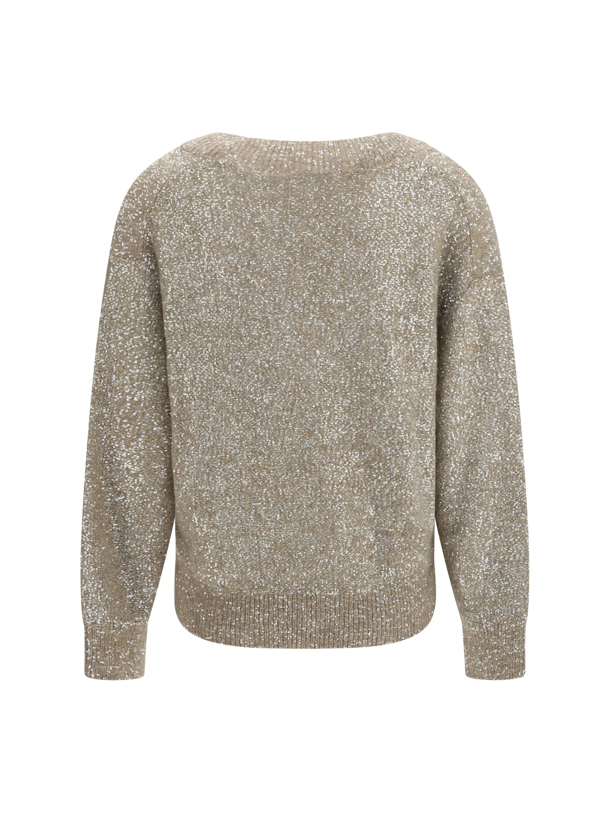 BRUNELLO CUCINELLI Brunello Cucinelli Women Sequined V-Neck Sweater