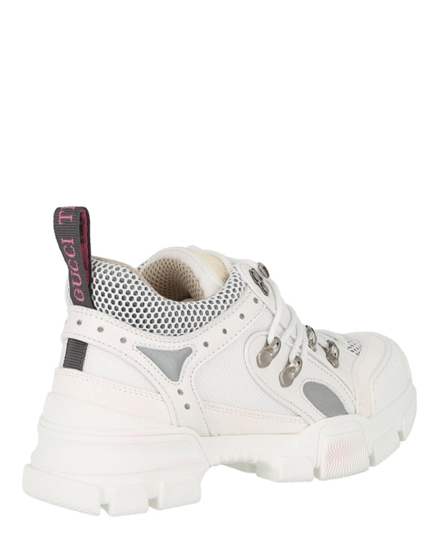 Gucci Womens Flashtrek Leather Sneakers