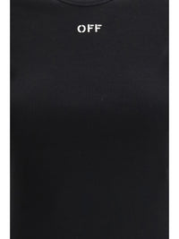 OFF-WHITE Off-White Women Off Stamp Rib Basic T-Shirt