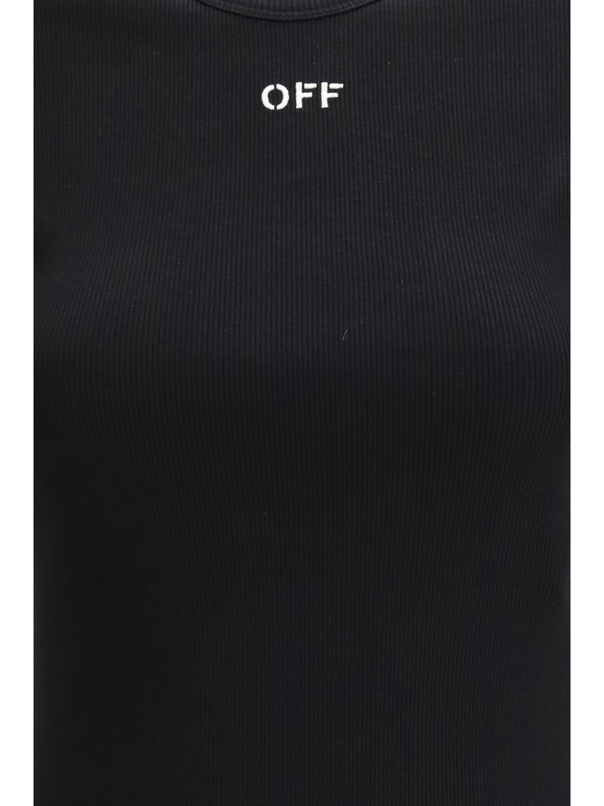 OFF-WHITE Off-White Women Off Stamp Rib Basic T-Shirt