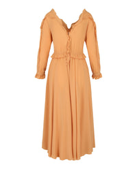 Bottega Veneta Womens Georgette Dress