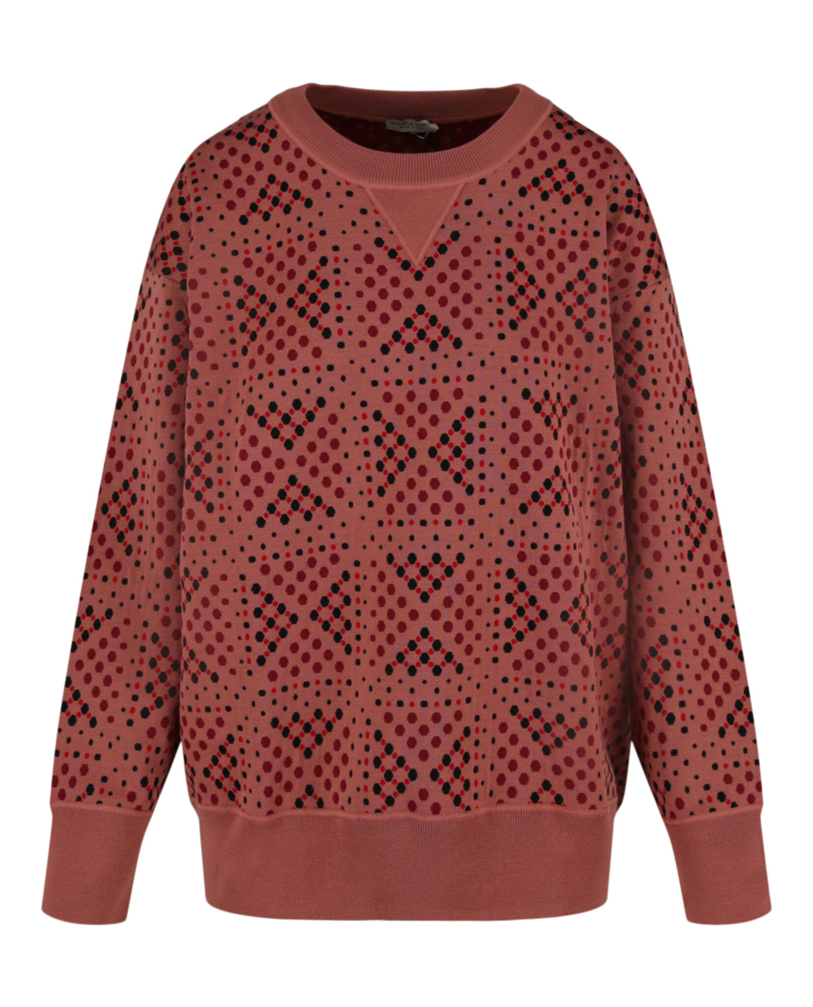 Bottega Veneta Womens Crewneck Polka Dot Sweatshirt