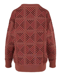 Bottega Veneta Womens Crewneck Polka Dot Sweatshirt