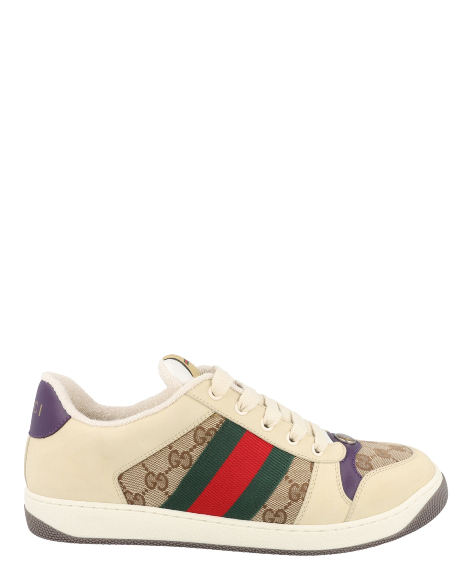 Gucci Gucci Mens GG Screener Low-Top Sneakers