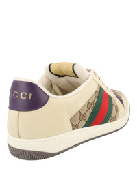 Gucci Gucci Mens GG Screener Low-Top Sneakers