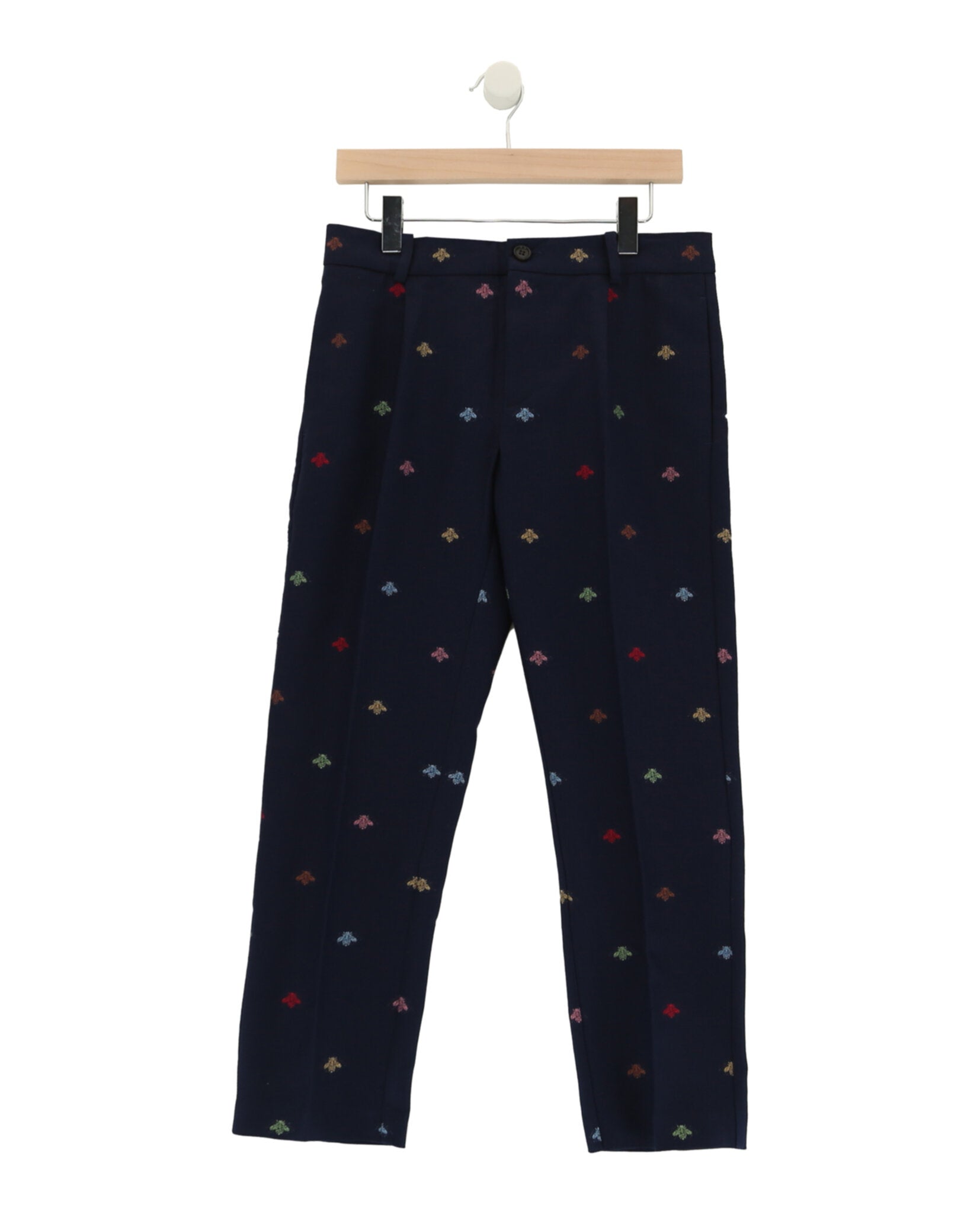 Gucci Boys Bee Print Cotton Trousers