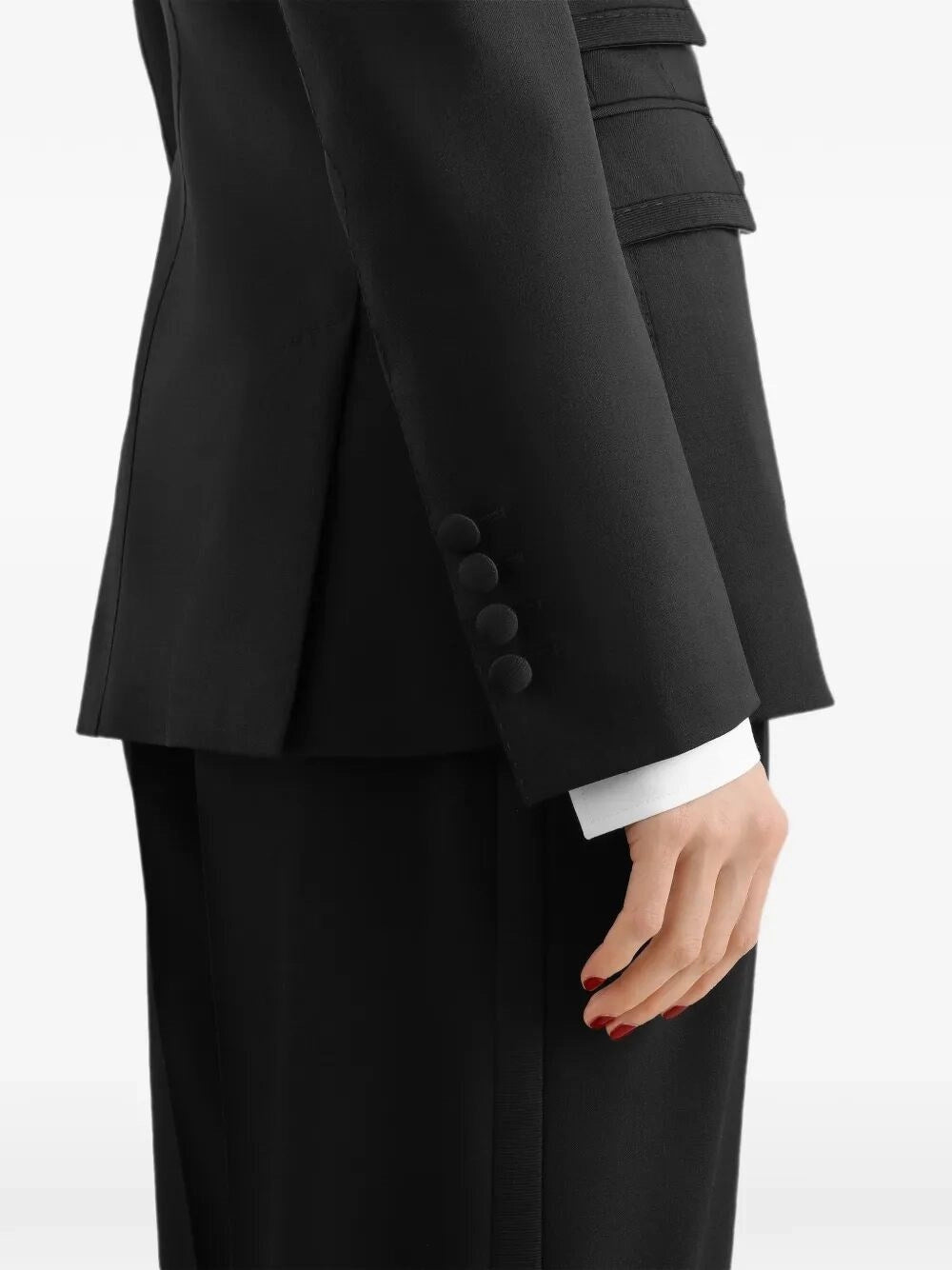 Dolce & Gabbana Women Turlington Double-Breasted Jacket In Bi-Stretch Twill