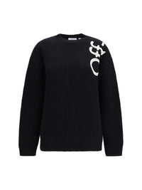 OFF-WHITE Off-White Women Vertical Bookish Crewneck Sweater