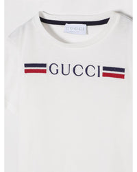 Gucci Kids TShirt Logo White