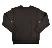 Gucci Boys Black Cotton Logo Print Dragon Patch Sweatshirt 10 XS2