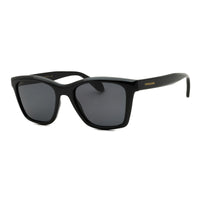 Salvatore Ferragamo Sunglasses Square Full Rim, Black Frame and Blue Grey Lens SF2001S001
