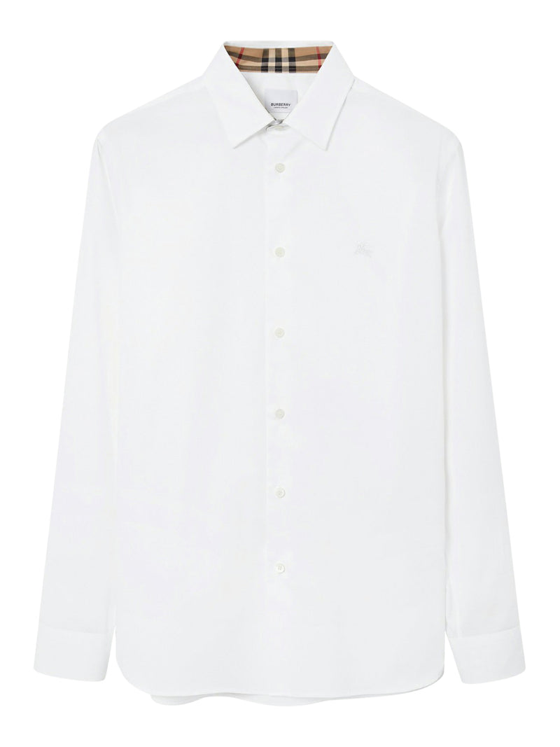 Burberry Men Stretch Cotton Shirt