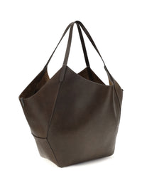 Brunello Cucinelli Women Leather Shopping Bag With Monili Detail