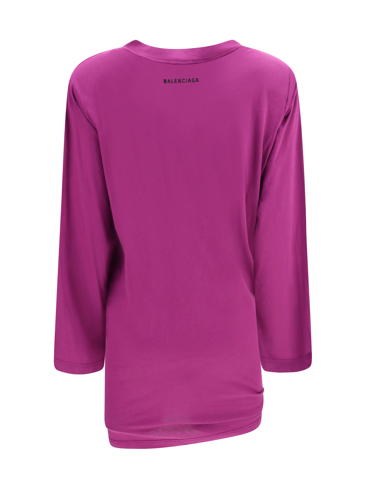 BALENCIAGA Balenciaga Women Asymmetric Long-Sleeve T-Shirt