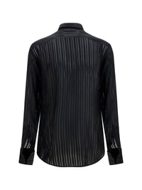 GUCCI Gucci Men Striped Silk Gauze Shirt