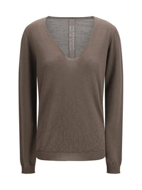 RICK OWENS Rick Owens Women Temple Extreme Sweater With V-Neck