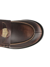Miu Miu Women Vintage Effect Leather Moccasins