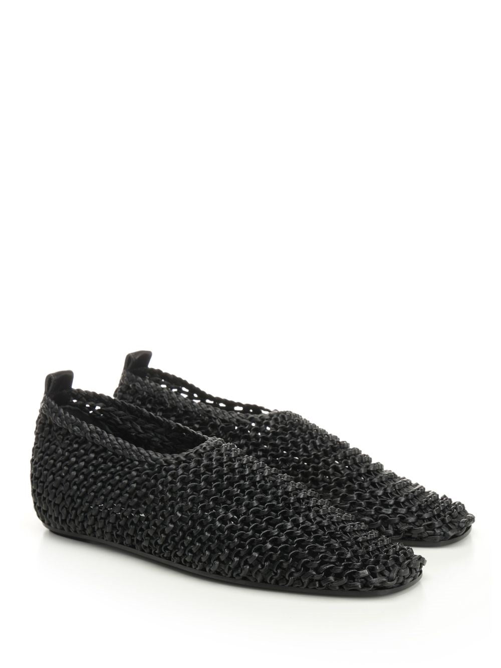 Toteme Women Woven Leather Ballerinas