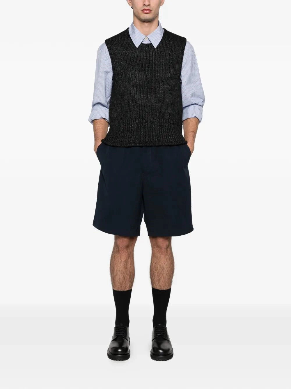 Prada Men Cotton Bermudas