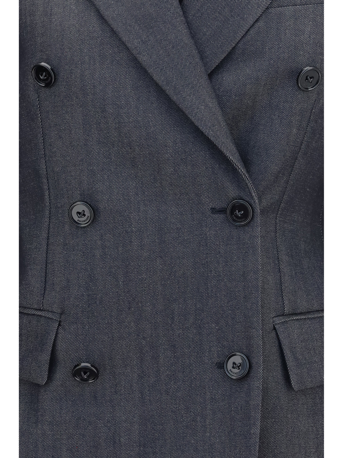 BALENCIAGA Balenciaga Women Double-Breasted Wool Blazer