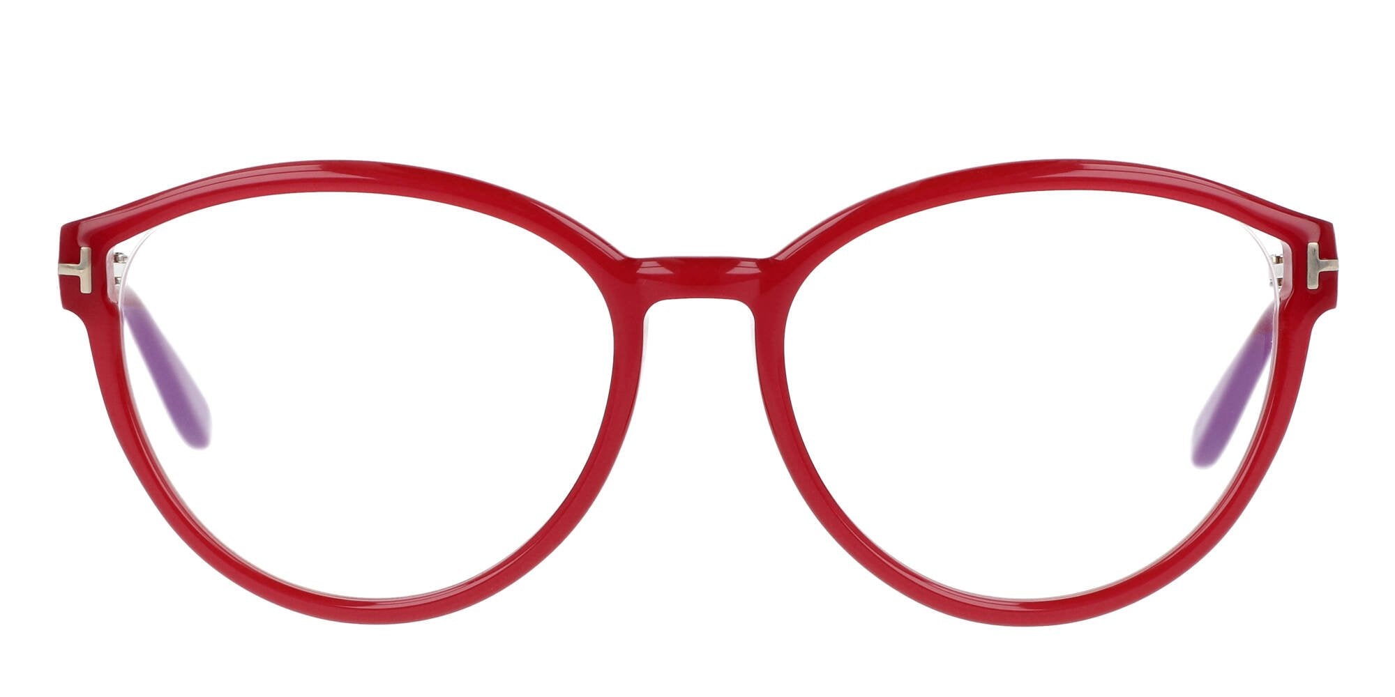 Tom Ford Tom Ford Tom Ford Women's Shiny Pink / Clear Women's Frames