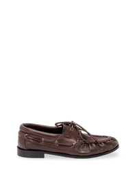 Saint Laurent Men Le Loafer Bateau In Smooth Leather