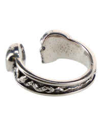 Alexander McQueen Mens Decorative Skull Ring