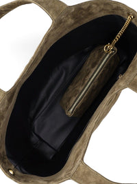 Saint Laurent Saint Laurent Women Medium Icare Bag In Quilted Suede