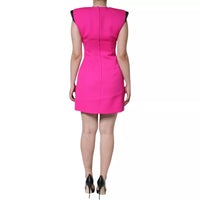 Dolce & Gabbana Pink Sleeveless Bodycon A-line Mini Women's Dress