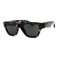 Burberry Sunglasses Rectangle Full Rim, Dark Havana Frame and Dark Grey Lens BE4445U410687