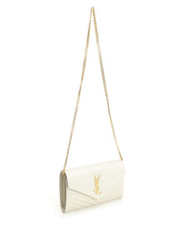 Saint Laurent Women "Cassandre" Wallet On Chain
