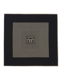 Toteme Toteme Women Silk Scarf With Monogram