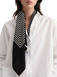 Toteme Toteme Women Silk Scarf With Monogram