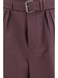 Dries Van Noten Men Cotton Poplin Shorts