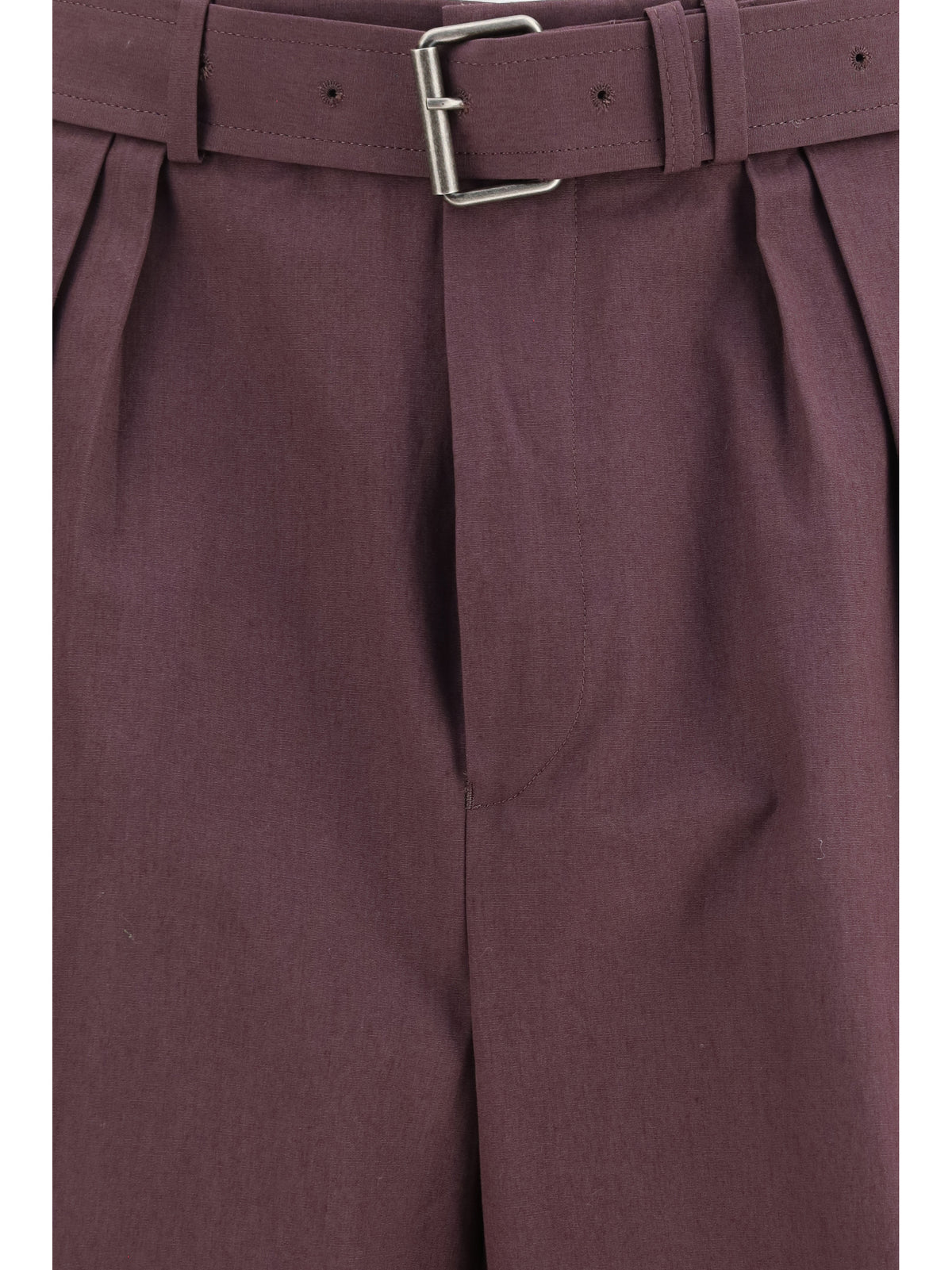 Dries Van Noten Men Cotton Poplin Shorts