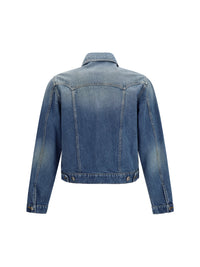 Versace Men Stonewashed Denim Jacket