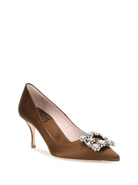 Roger Vivier Women Efflorescence Satin Pumps