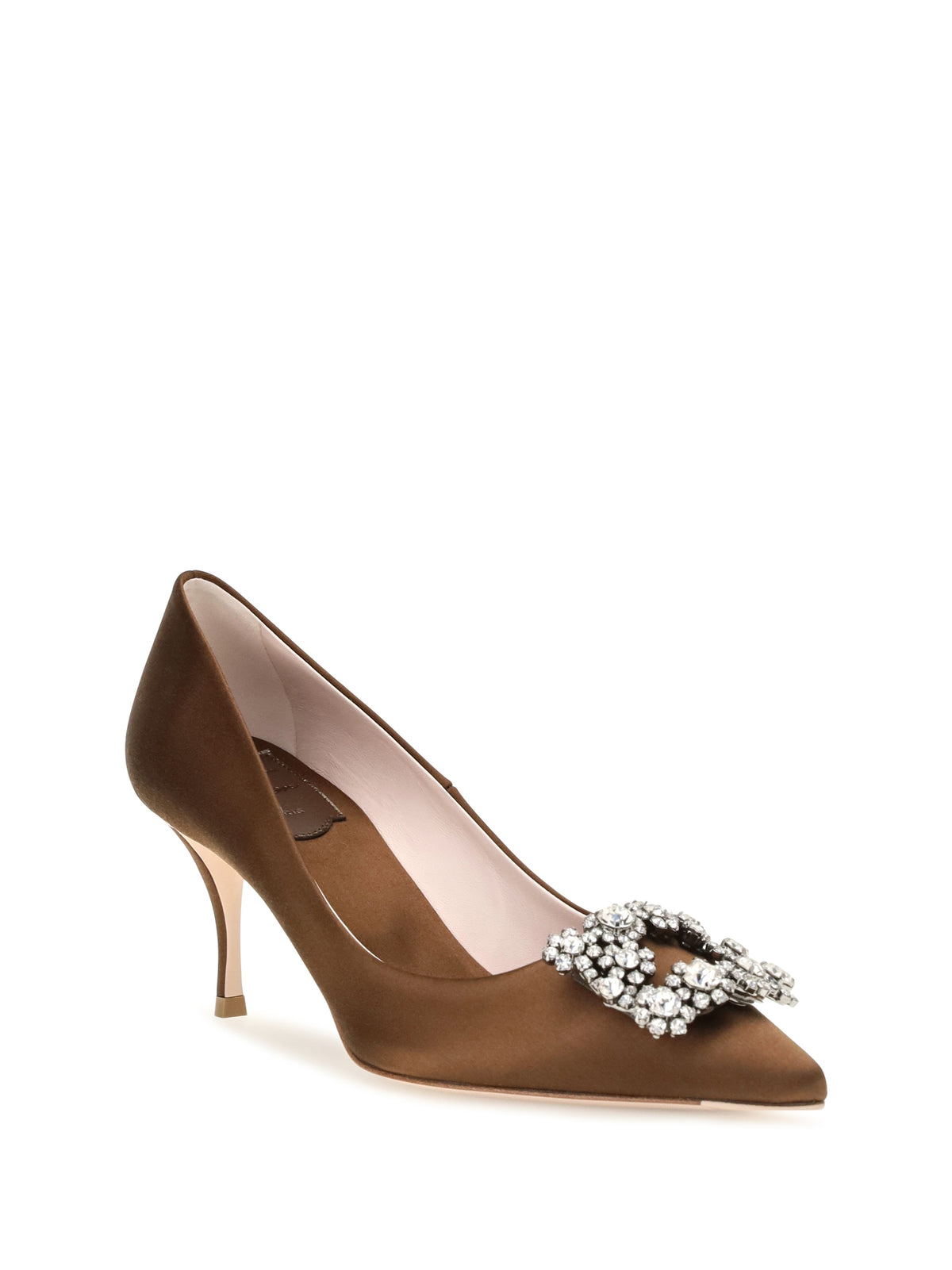 Roger Vivier Women Efflorescence Satin Pumps