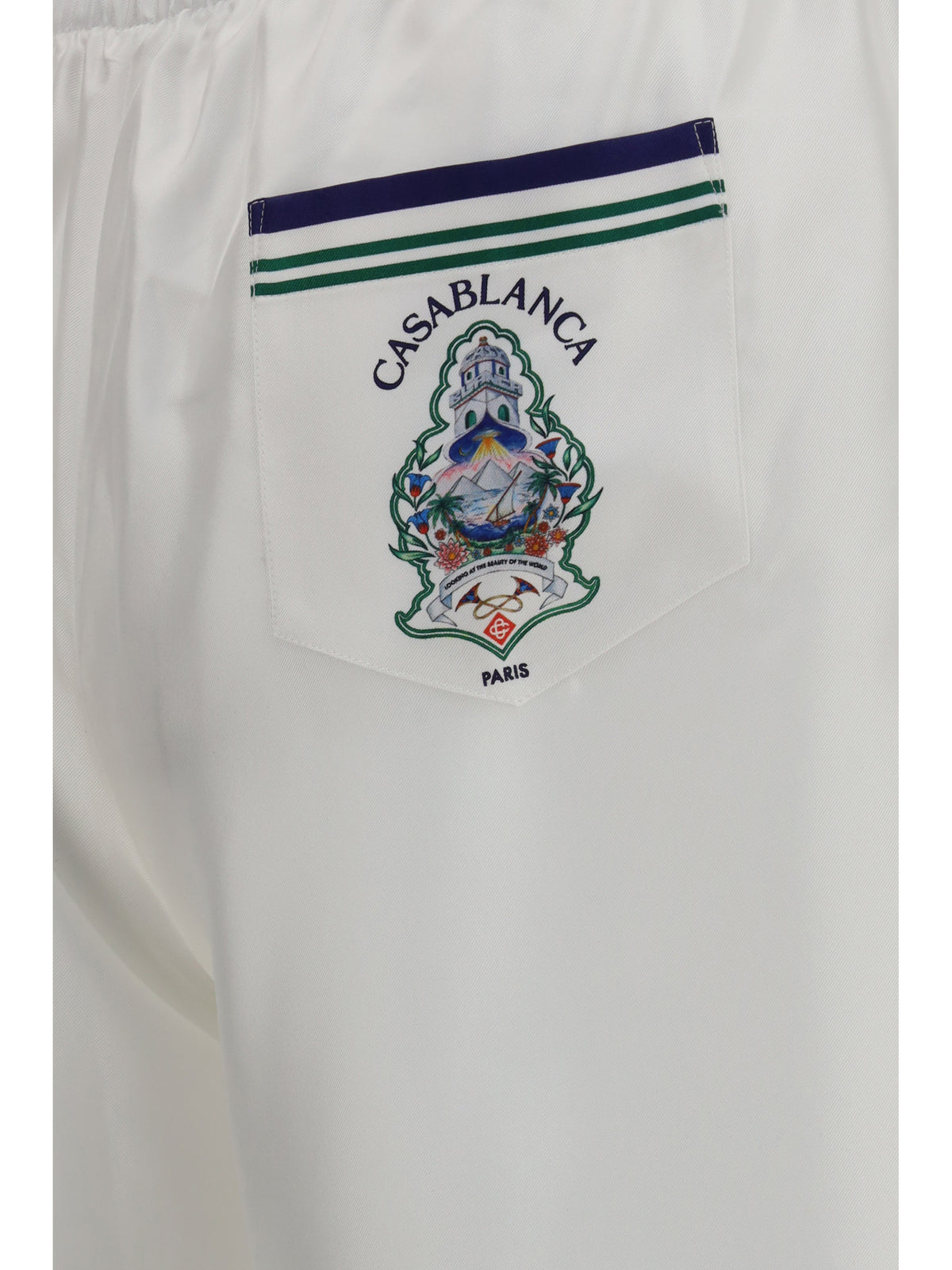 CASABLANCA Casablanca Men Hotel Crest Shorts
