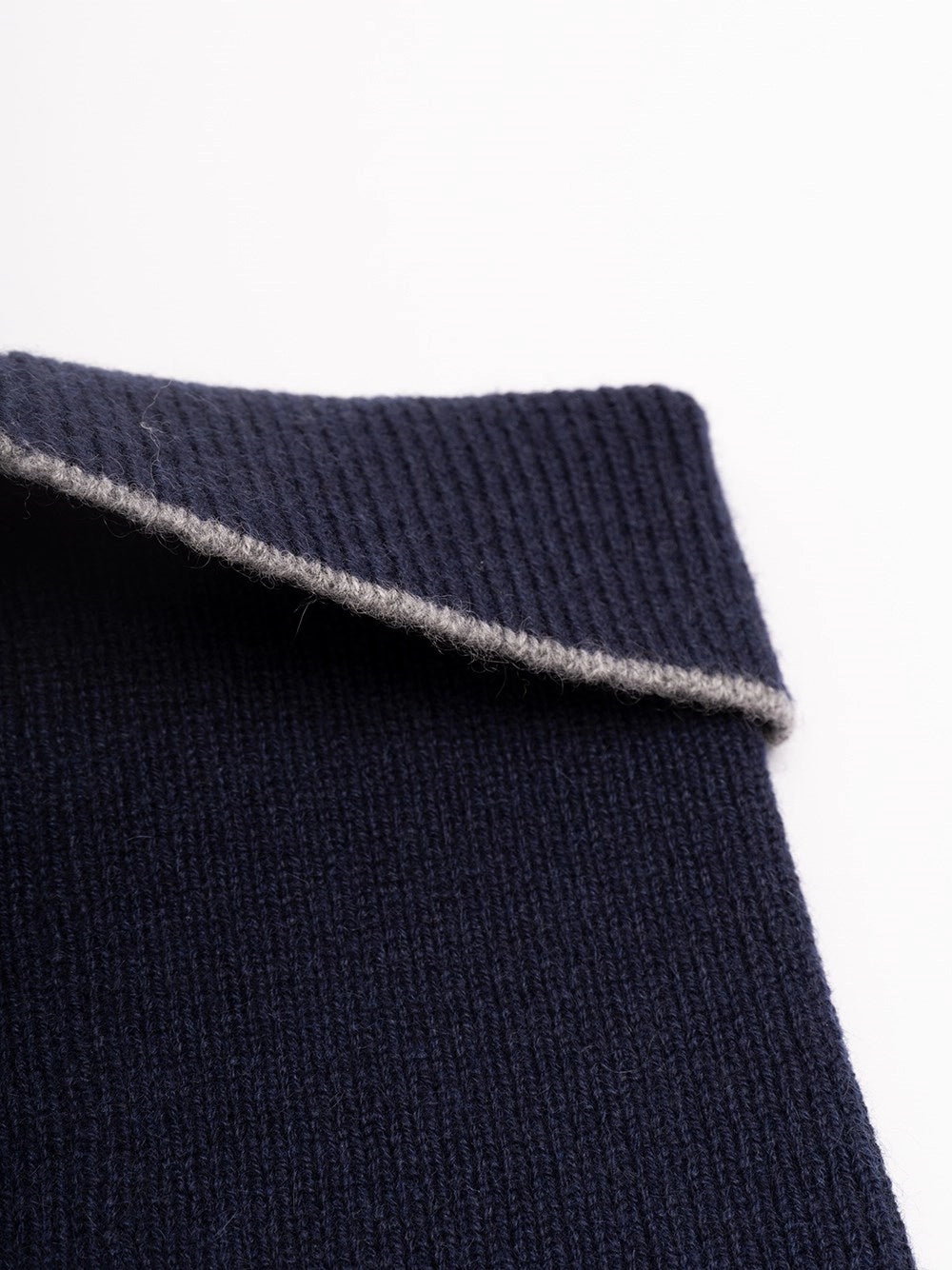Brunello Cucinelli Men Cashmere Rib Knit Neck Warmer