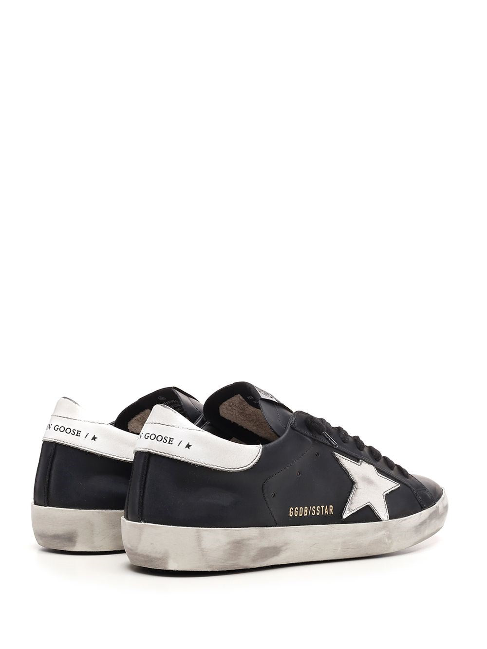 Golden Goose Golden Goose Men Black "Super Star" Sneakers
