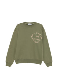 Stone Island Men Organic Cotton Crewneck Sweatshirt